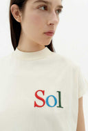 Offwhite t-shirt sun type volta
