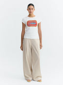Wit t-shirt sardines mirna