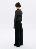 Zwarte wide leg jeans hedda pants