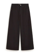 Zwarte wide leg jeans hedda pants
