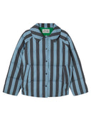 Gestreepte puffer jacket