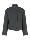 Donkergrijze blazer tddevin