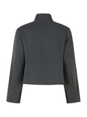 Donkergrijze blazer tddevin