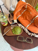Oranje tas cloud hobo small