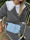 Tas cloud hobo chambray silk