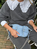 Tas cloud hobo chambray silk