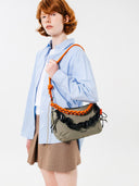 Zwarte bag strap bungee wrist strap