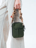 Zwarte bag strap bungee wrist strap