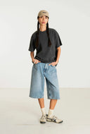 T-shirt met acid wash WBBalo