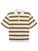 Creme gestreepte polo wbniro