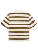 Creme gestreepte polo wbniro