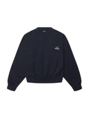 Navy sweater met rugprint wbfanka action crew