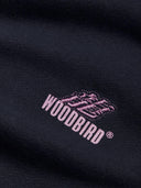 Navy sweater met rugprint wbfanka action crew