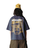 Oversized t-shirt met rugprint wbjuno tram tee