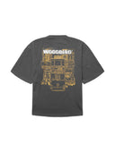 Oversized t-shirt met rugprint wbjuno tram tee