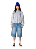 Lichtgrijze sweater wbcupe lion crew