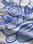 Lichtgrijze sweater wbcupe lion crew