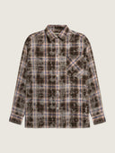 Roze-bruin geruite blouse wbzimo check shirt