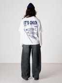 Oversized t-shirt wbbalo koi tee