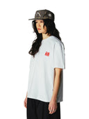 Wit t-shirt met rugprint wbbalo hk tee