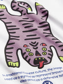 Wit t-shirt met rugprint wbbalo tiger tee