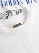 Wit t-shirt wbbalo sea tee