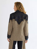 Geruite houndstooth blazer