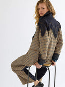 Geruite houndstooth blazer