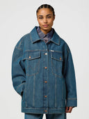 Loose mega trucker jacket