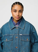 Loose mega trucker jacket