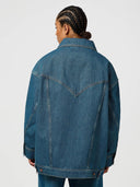 Loose mega trucker jacket