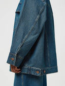 Loose mega trucker jacket