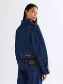 Raw denim super wrangler jacket