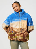 Relaxed transitional fleece jas