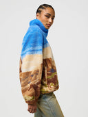 Relaxed transitional fleece jas