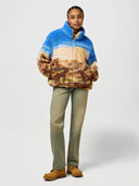 Relaxed transitional fleece jas