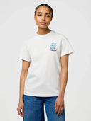Off-white t-shirt met geborduurde print