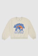 Grijze oversized sweater oat