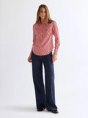 Rood geruit western shirt