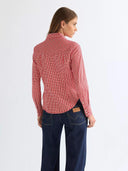 Rood geruit western shirt