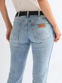 Leren riem big buckle belt